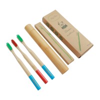 New Style Nature Bamboo Eco Friendly Toothbrush 100% Organic Biodegradable Adult Bamboo Toothbrush