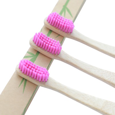 2020 New Style Biodegradable Bamboo Toothbrush 100% Organic Adult Bamboo Toothbrush